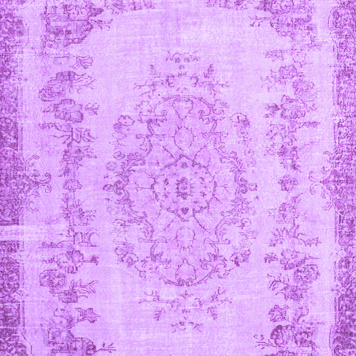 Machine Washable Persian Purple Traditional Area Rugs, wshtr3442pur