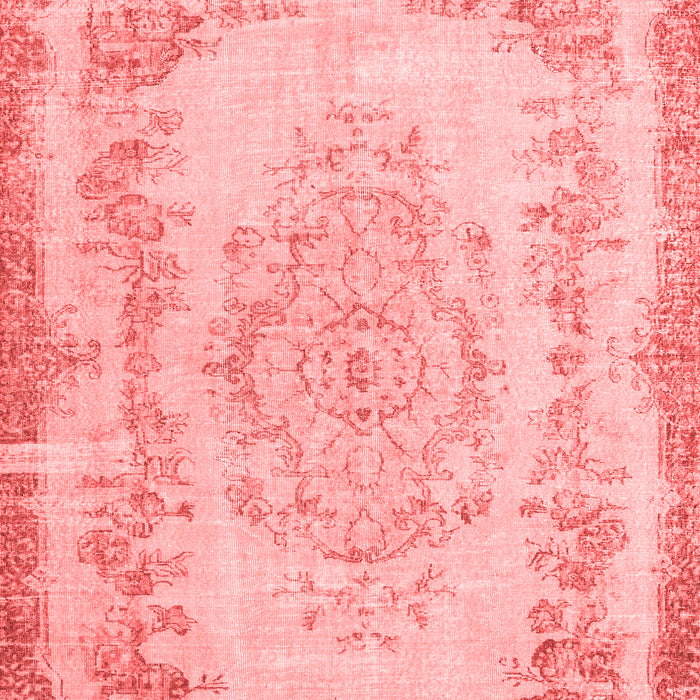 Machine Washable Persian Red Traditional Rug, wshtr3442red