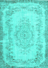 Persian Turquoise Traditional Rug, tr3442turq