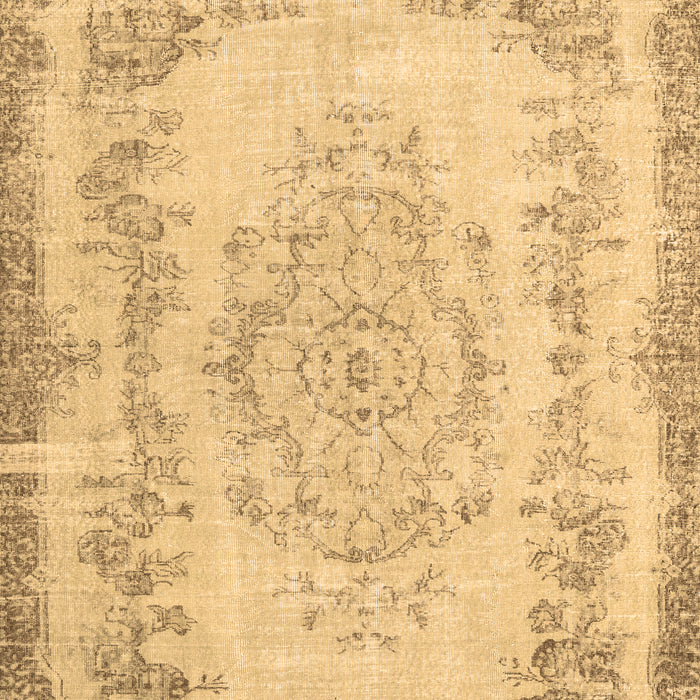 Machine Washable Persian Brown Traditional Rug, wshtr3442brn