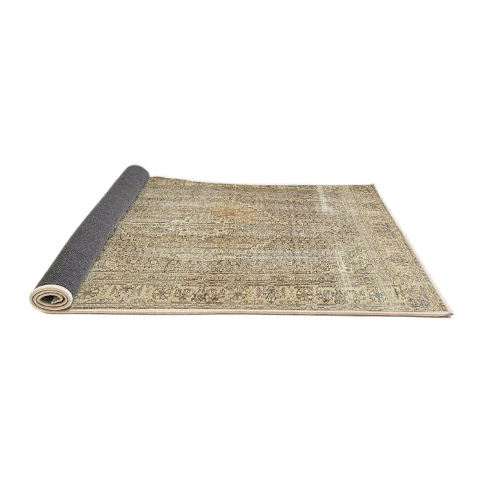 Sideview of Traditional Dark Almond Brown Persian Rug, tr3443