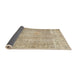 Sideview of Traditional Dark Almond Brown Persian Rug, tr3443