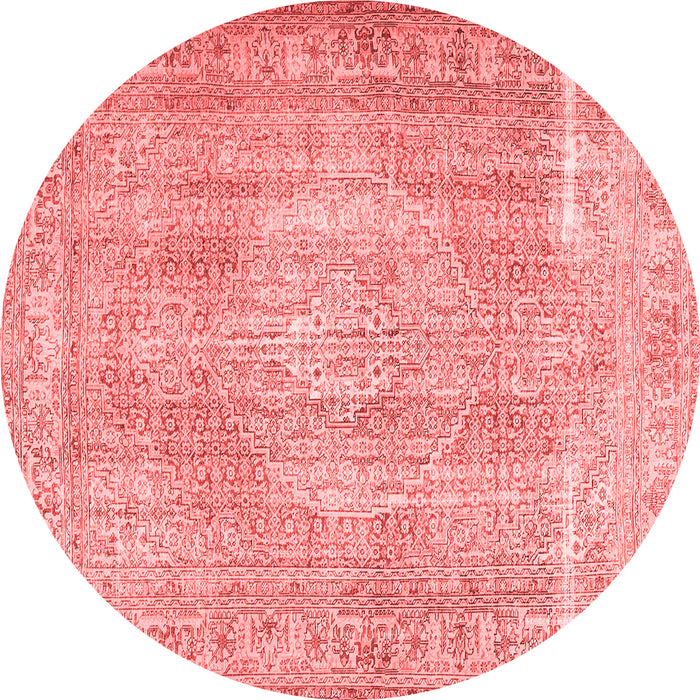 Machine Washable Persian Red Traditional Rug, wshtr3443red