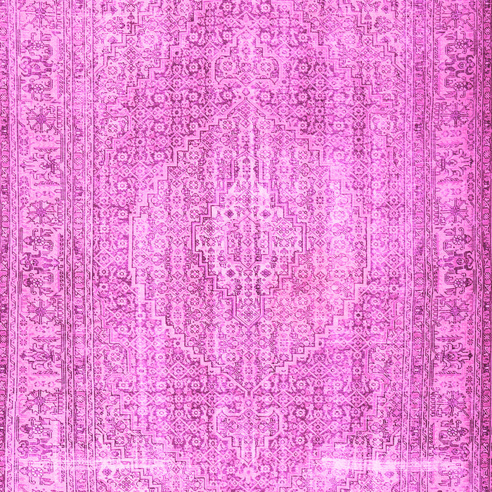 Machine Washable Persian Pink Traditional Rug, wshtr3443pnk