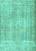 Persian Turquoise Traditional Rug, tr3443turq