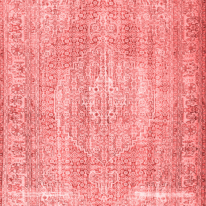 Machine Washable Persian Red Traditional Rug, wshtr3443red
