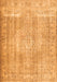 Persian Orange Traditional Rug, tr3443org