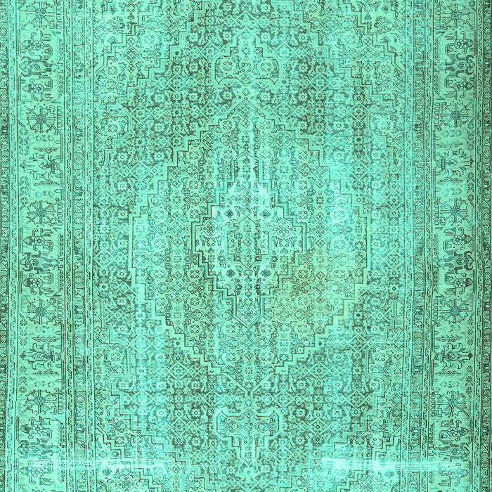 Machine Washable Persian Turquoise Traditional Area Rugs, wshtr3443turq