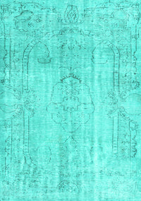 Persian Turquoise Traditional Rug, tr3445turq