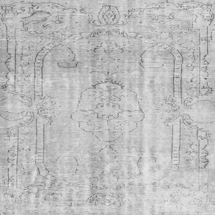 Serging Thickness of Persian Gray Traditional Rug, tr3445gry