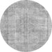 Machine Washable Persian Gray Traditional Rug, wshtr3446gry