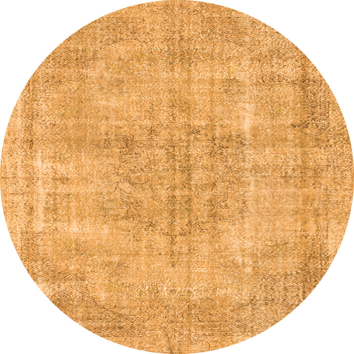 Machine Washable Persian Orange Traditional Area Rugs, wshtr3446org