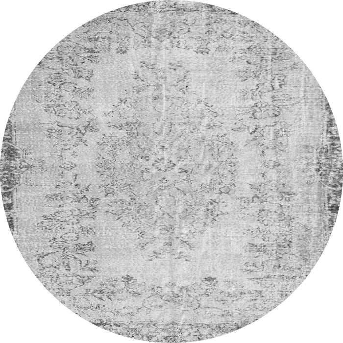 Square Persian Gray Traditional Rug, tr3447gry