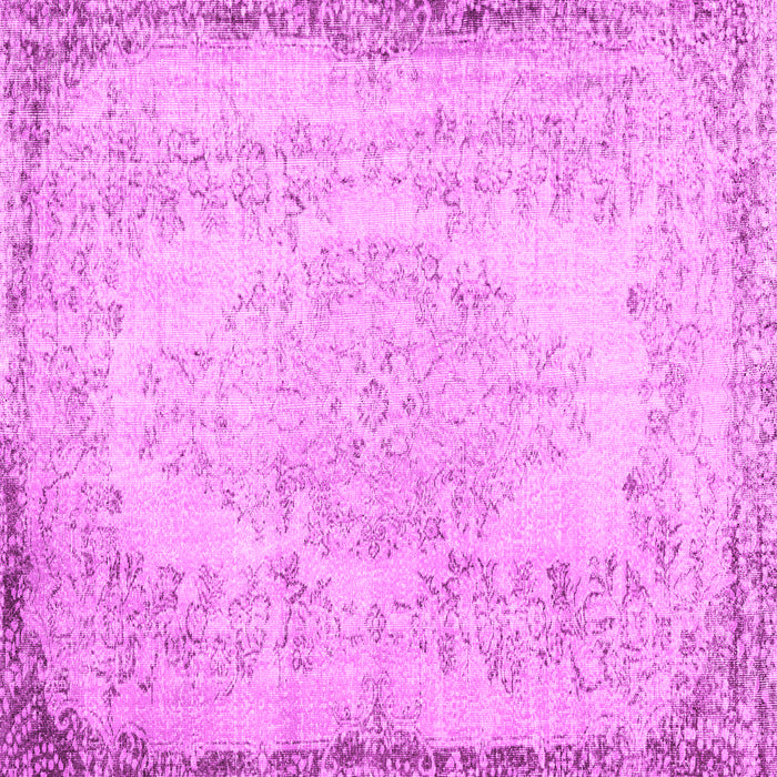 Square Persian Pink Traditional Rug, tr3447pnk