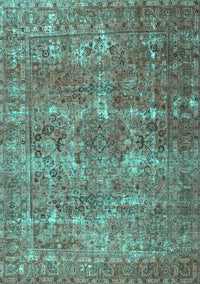 Persian Turquoise Bohemian Rug, tr3448turq