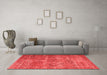 Bohemian Red Washable Rugs