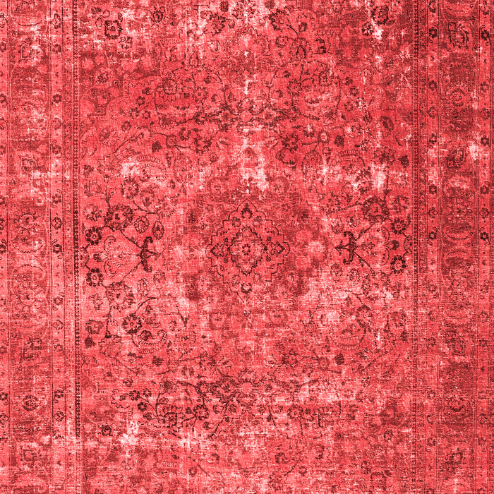 Machine Washable Persian Red Bohemian Rug, wshtr3448red
