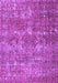 Machine Washable Persian Purple Bohemian Area Rugs, wshtr3448pur