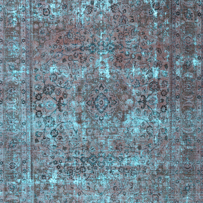 Persian Light Blue Bohemian Rug, tr3448lblu