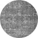 Machine Washable Persian Gray Bohemian Rug, wshtr3448gry