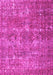 Machine Washable Persian Pink Bohemian Rug, wshtr3448pnk