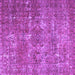 Square Persian Purple Bohemian Rug, tr3448pur