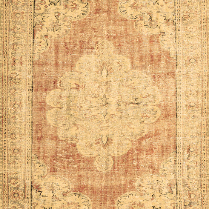 Machine Washable Persian Brown Traditional Rug, wshtr3449brn