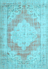 Persian Light Blue Traditional Rug, tr3449lblu