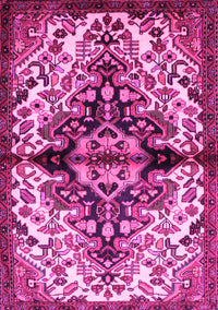 Medallion Pink Traditional Rug, tr344pnk