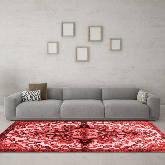 Traditional Red Washable Rugs
