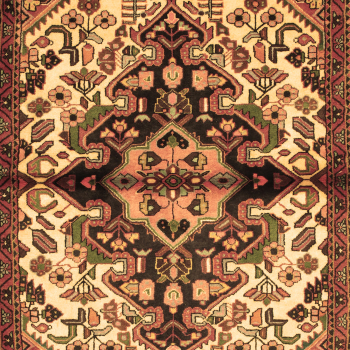 Medallion Brown Traditional Rug, tr344brn