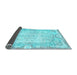 Sideview of Persian Light Blue Traditional Rug, tr3450lblu