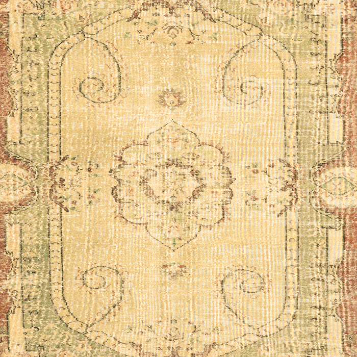 Machine Washable Persian Brown Traditional Rug, wshtr3450brn