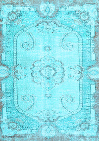 Persian Light Blue Traditional Rug, tr3450lblu