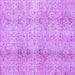 Square Persian Purple Traditional Rug, tr3451pur