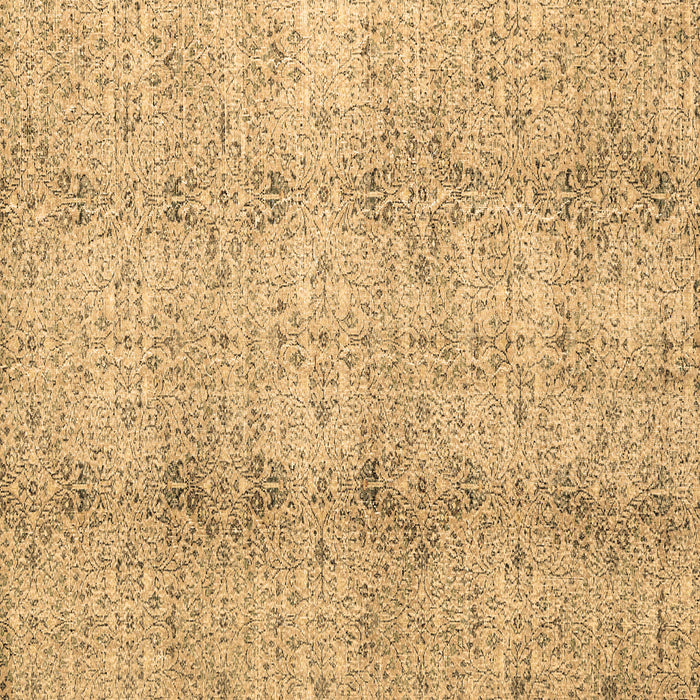 Square Persian Brown Traditional Rug, tr3451brn