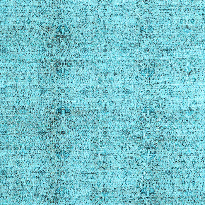 Machine Washable Persian Light Blue Traditional Rug, wshtr3451lblu