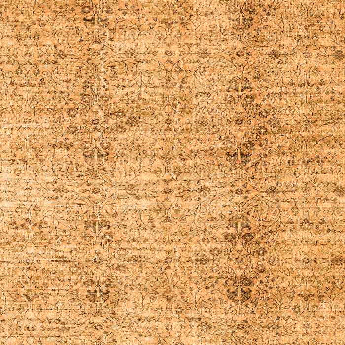 Serging Thickness of Machine Washable Persian Orange Traditional Area Rugs, wshtr3451org