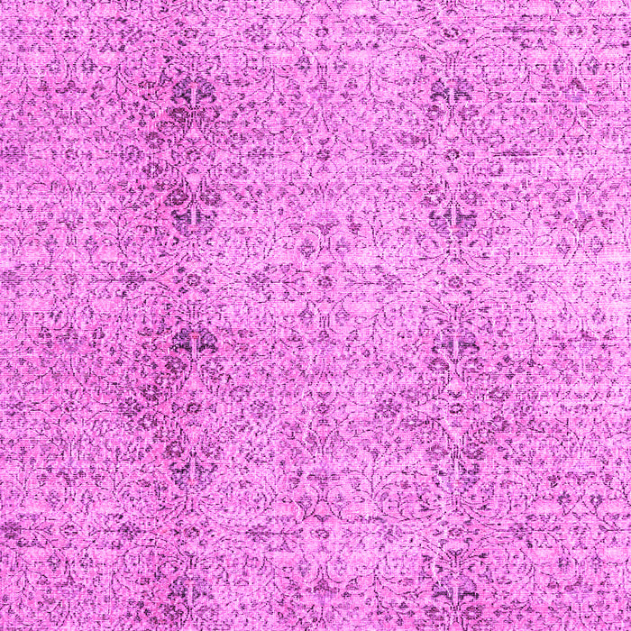 Machine Washable Persian Pink Traditional Rug, wshtr3451pnk