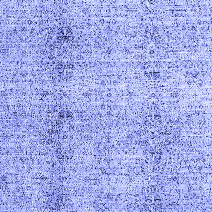 Machine Washable Persian Blue Traditional Rug, wshtr3451blu