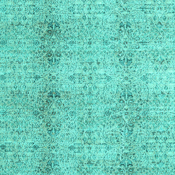 Machine Washable Persian Turquoise Traditional Area Rugs, wshtr3451turq