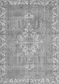 Medallion Gray Traditional Rug, tr3452gry