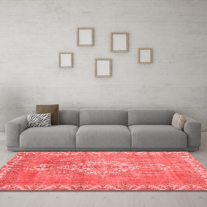 Traditional Red Washable Rugs