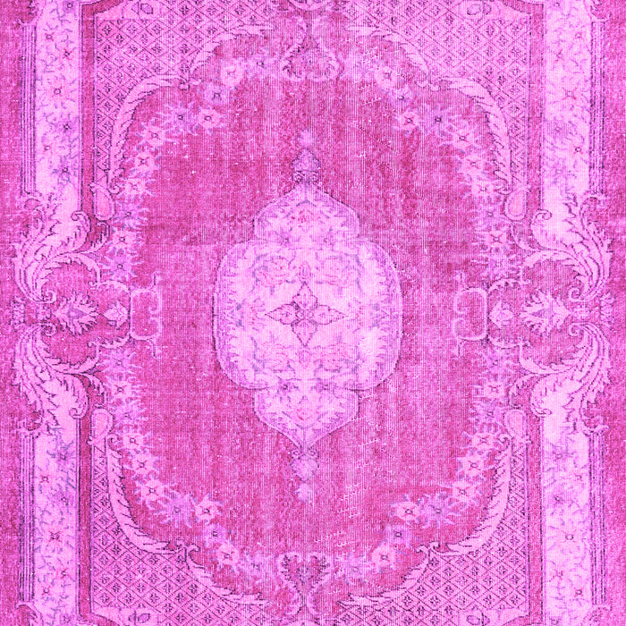 Machine Washable Persian Pink Traditional Rug, wshtr3453pnk