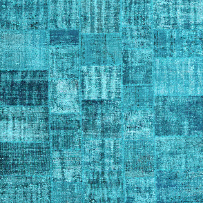 Square Persian Light Blue Traditional Rug, tr3454lblu