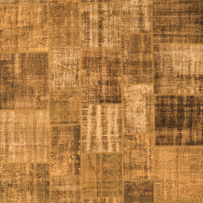 Serging Thickness of Machine Washable Persian Orange Traditional Area Rugs, wshtr3454org