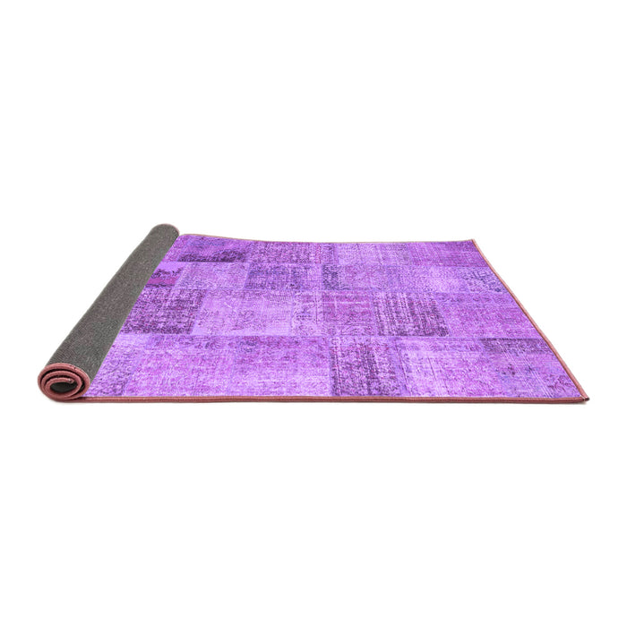 Sideview of Persian Purple Traditional Rug, tr3455pur