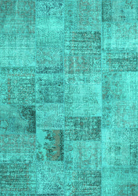 Persian Turquoise Traditional Rug, tr3455turq