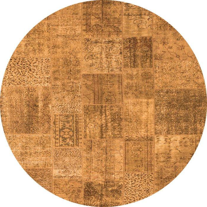 Machine Washable Persian Orange Traditional Area Rugs, wshtr3456org