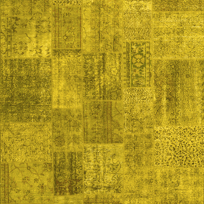 Machine Washable Persian Yellow Traditional Rug, wshtr3456yw